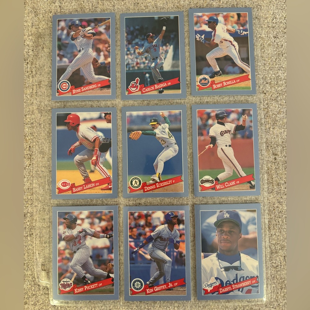 1993 Hostess Baseball Cards (12 cards)